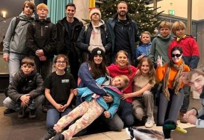 Ein Gruppenbild der Jugendgruppe